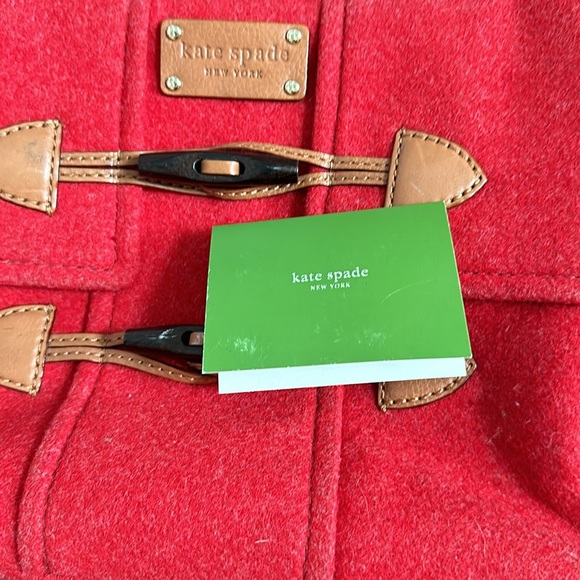 KATE SPADE FLANNEL TOGGLE BAG